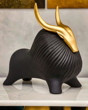 Load image into Gallery viewer, Black Tauro Sculpture
