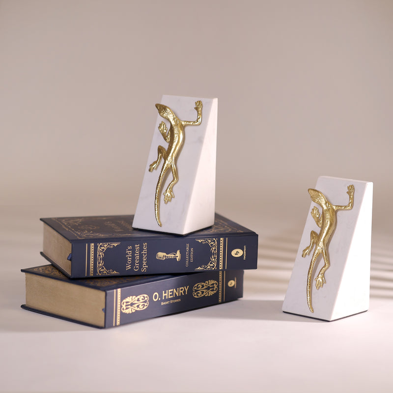 Iguana Bookends