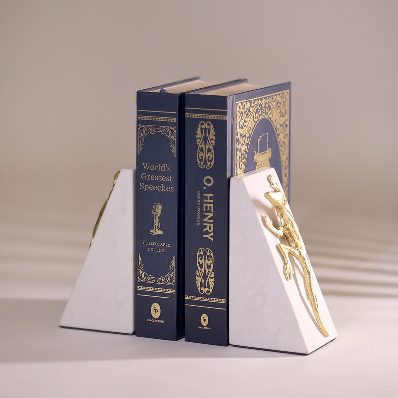 Iguana Bookends