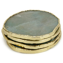 Load image into Gallery viewer, Aventurine Quartz Coasters (Set of 4)
