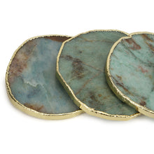 Load image into Gallery viewer, Aventurine Quartz Coasters (Set of 4)
