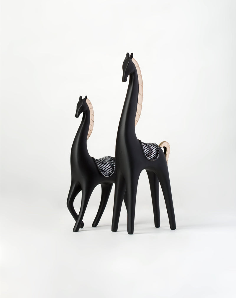 Black Stallion Sculpture