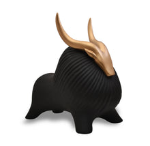 Load image into Gallery viewer, Black Tauro Sculpture
