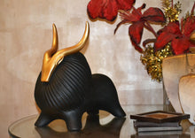 Load image into Gallery viewer, Black Tauro Sculpture
