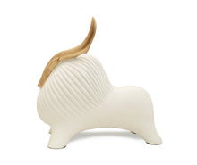 Load image into Gallery viewer, White Tauro Sculpture

