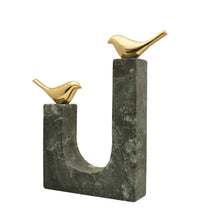 Load image into Gallery viewer, Finch Decorative Statue - Green
