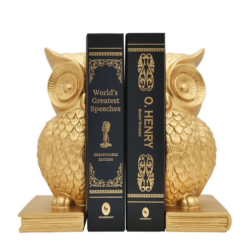 Wise Owl Bookends