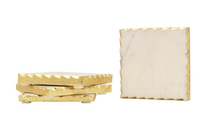 Ivory Coasters - (Set of 4)