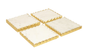 Ivory Coasters - (Set of 4)