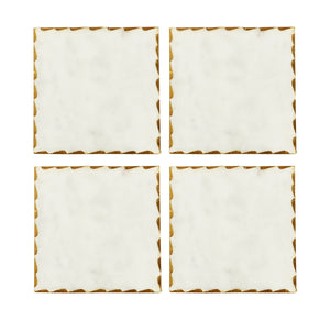 Ivory Coasters - (Set of 4)