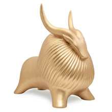 Load image into Gallery viewer, Gold Tauro Sculpture
