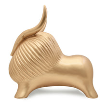 Load image into Gallery viewer, Gold Tauro Sculpture
