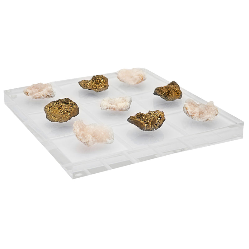 Tic Tac Toe Decor - Glass