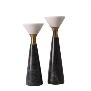 Monochrome Candle Holders