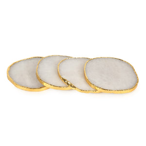 Smokey Quartz Coasters (Set of 4)