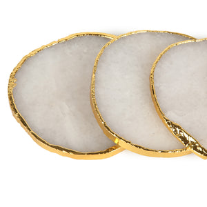 Smokey Quartz Coasters (Set of 4)