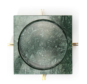 Dennis Marble Tray - Green