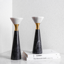 Load image into Gallery viewer, Monochrome Candle Holders
